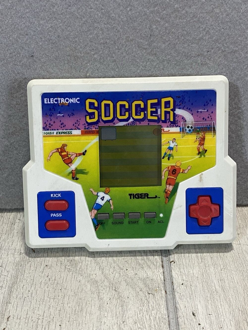 Vintage 1987 Tiger Electronic Soccer Handheld Video Game Tested And Working